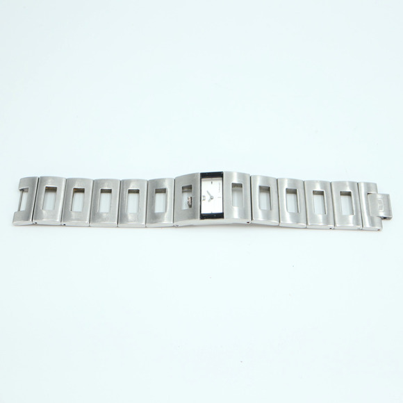 Vestal Seville Silver Tone Watch 27mm Rectangle Dial Stainless Steel New Battery main image 8